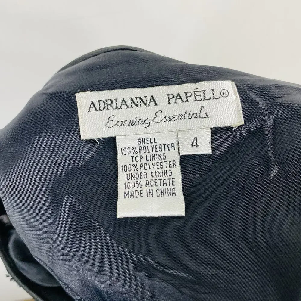 Adrianna Papell Size 4 Evening Essentials Tulle Sequin Skirt Purple Party Event